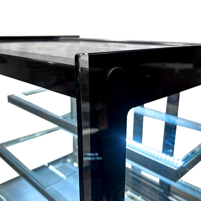 Vitrina Pastelera Rectangular Plateada Línea Market 1200 x 700 x 1200 mm Norkalt