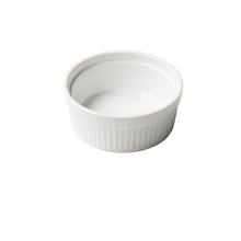 Pocillo Porcelana Acanalado 8.5 Cm