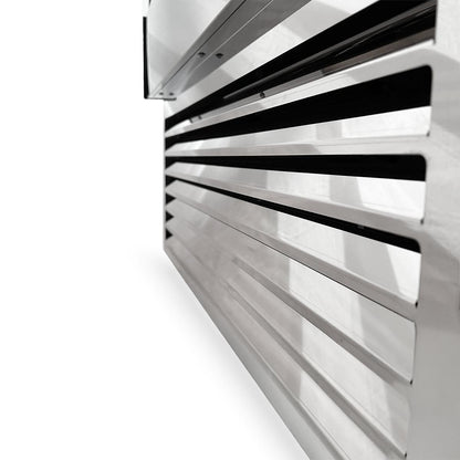 Vitrina Pastelera Rectangular Plateada Línea Market 900 x 700 x 1200 mm Norkalt