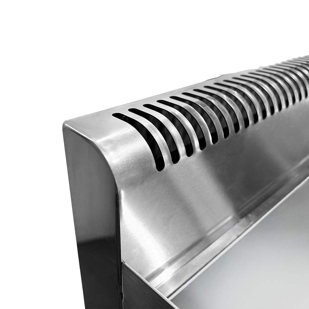 Plancha a Gas Cromo Modelo GH-36 Volter