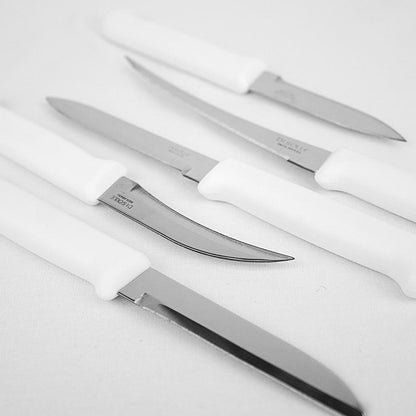 Kit De 5 Cuchillos De Legumbres Blanco
