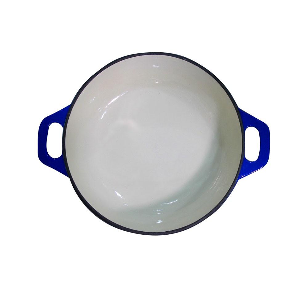 Olla Hierro Fundido Azul 30x9 Cm