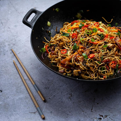 Wok Hierro Con Azas 37 Cm Briva