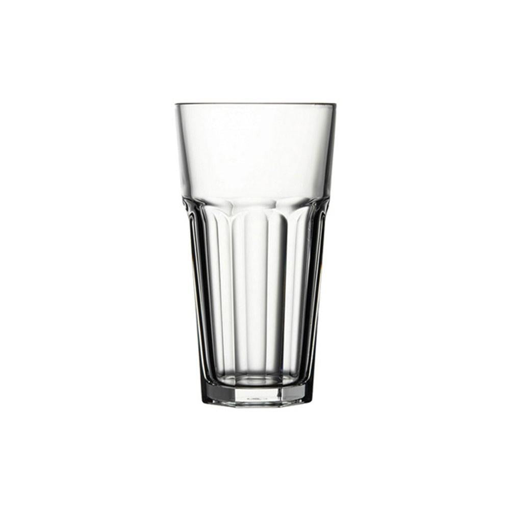 Set De 6 Vaso Vidrio Refresco Alto Grande Línea Casablanca 6