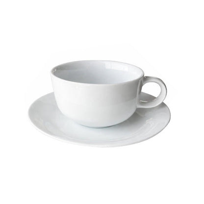 Set 6 Plato Y Taza Te Porcelana 220 Ml Línea Padua