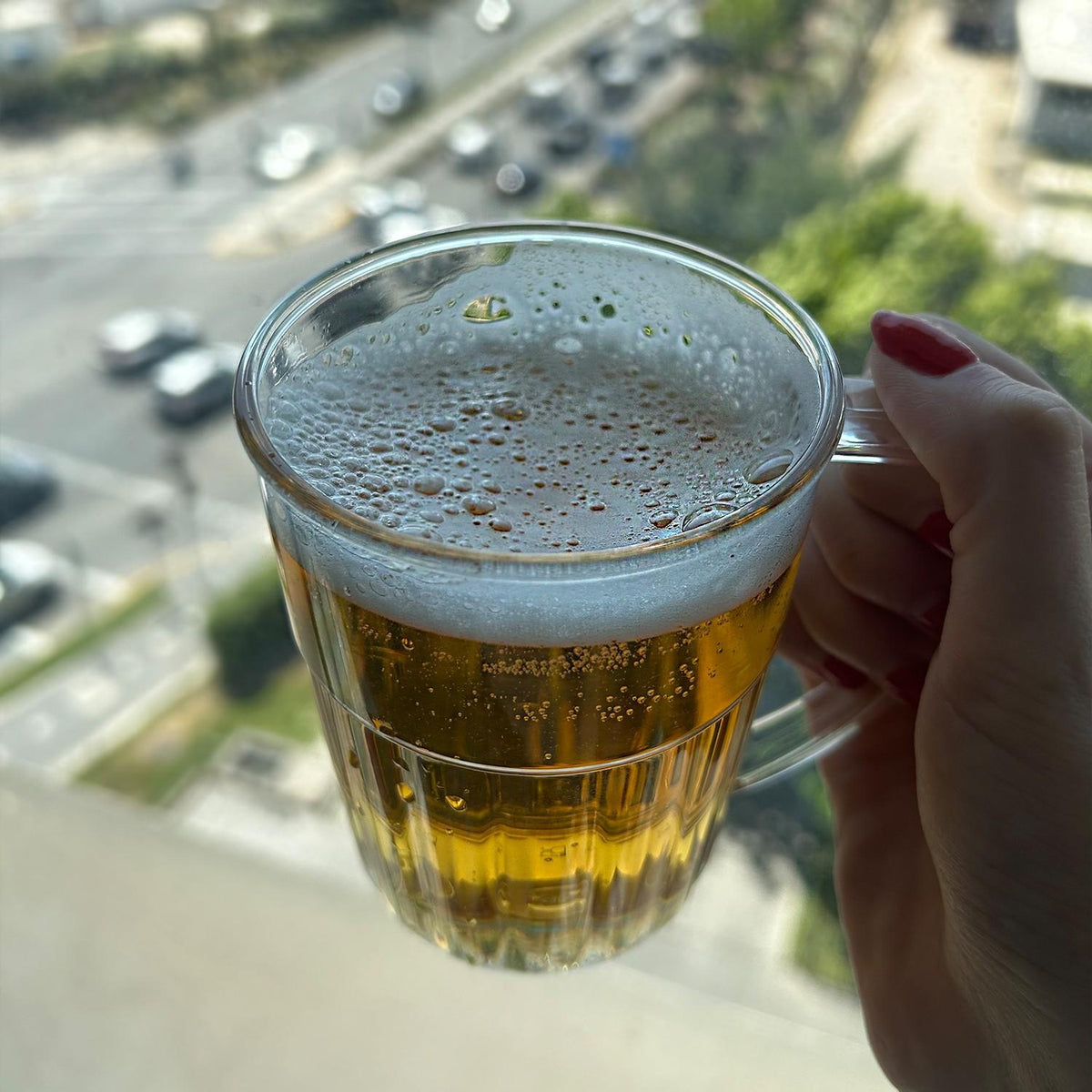 Mug Cerveza Policarbonato 400 Cc Transparente