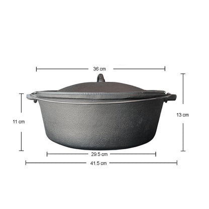 Olla De Hierro 8 Litros 36x13Cm Briva