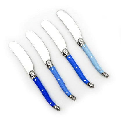 Set De 4 Cuchillos Aperitivo Montpellier Azul
