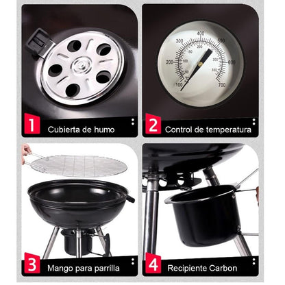 Parrilla A Carbon Master 22"/ 56 Cm Volter