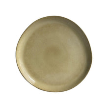 Set De 6 Plato Redondo Ceramica 26 Cm Beige Linea Ekos