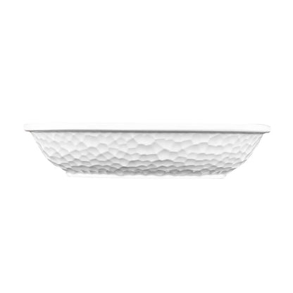 Pocillo Melamina Rectangular Blanca 17 Cm Línea Kplus