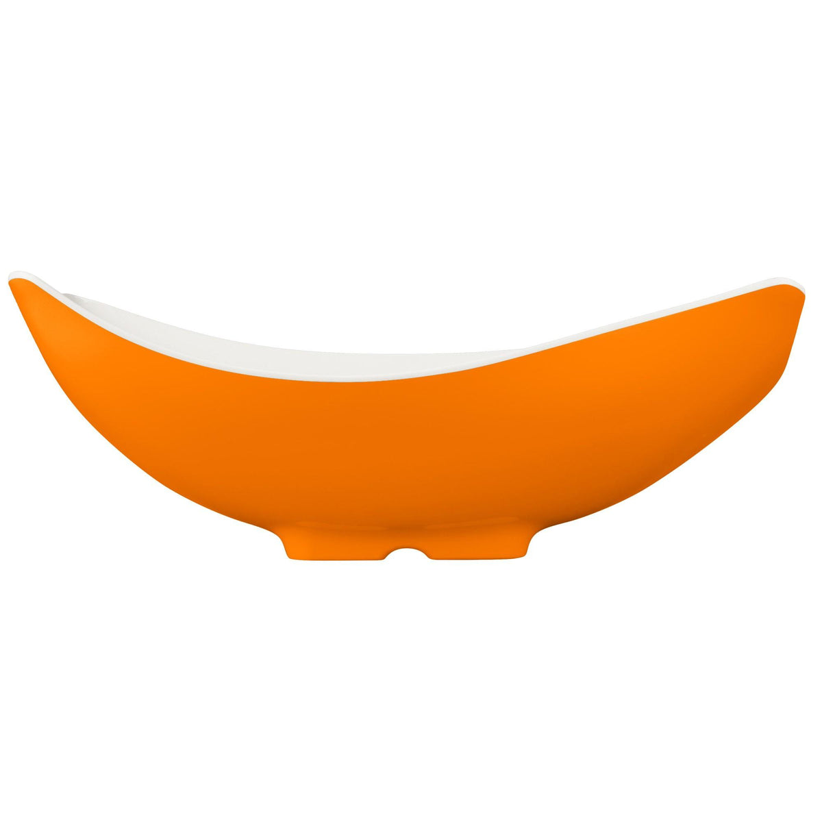 Bowl Ondeado Naranjo Med. 27x41 Cm