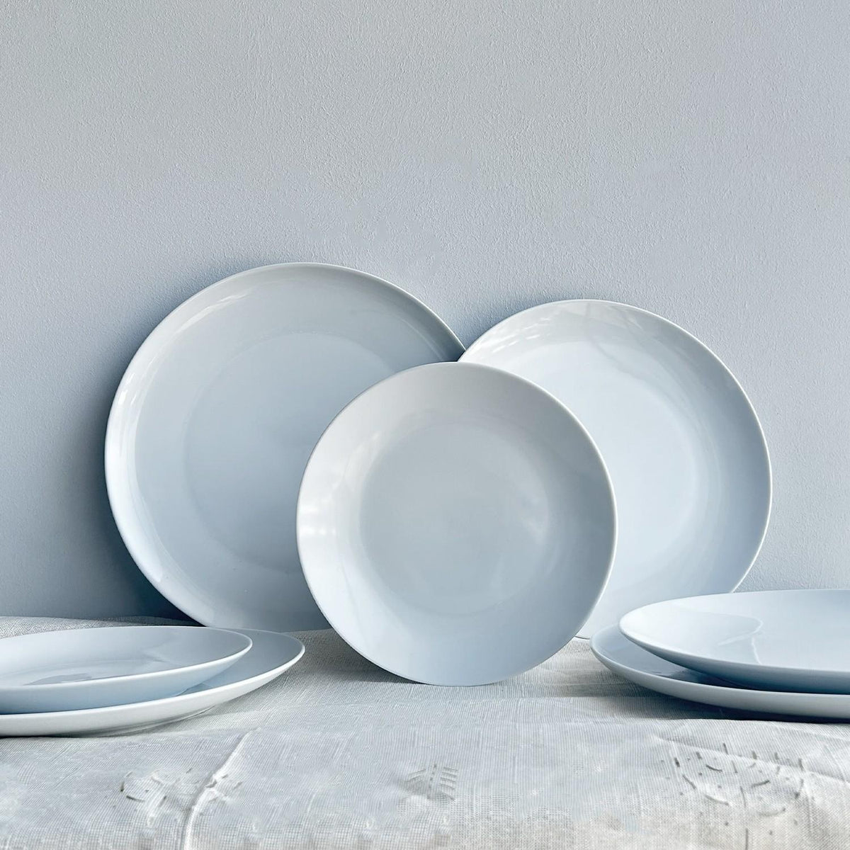 Set de 6 Platos Porcelana Principal 27 Cm Coupe Línea Padua