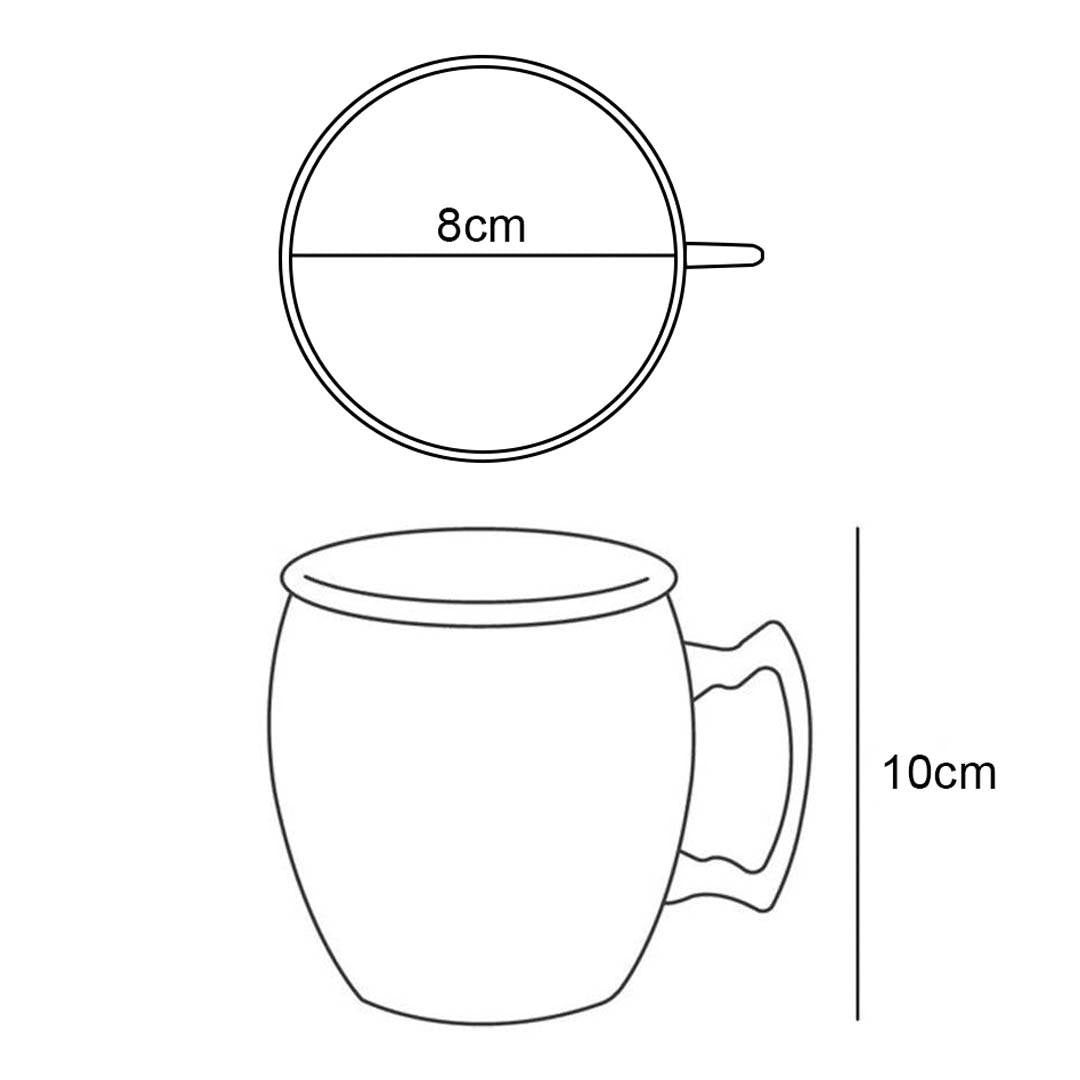 Mug De Cobre Moscow Mule 500Cc