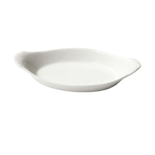Plato Porcelana Oval Con Orejas Porcelana 22.5 Cm