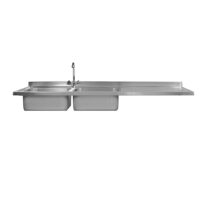 Cubierta 2 Tazas Con Secador Derecho 190x60 Cm