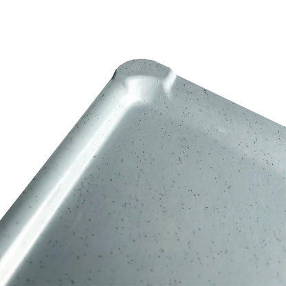 Bandeja Para Paciente De Desayuno 32,5 X 26,5 Cm Gris