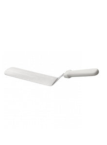 Espátula Plancha Curva Solida Mango Blanco 38 Cm