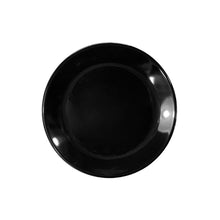Plato Melamina Redondo Sin Borde Negra 17 Cm Línea Clásica