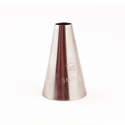 Set De 2 Boquilla Redonda Lisa Inox Ø9xø25x40mm