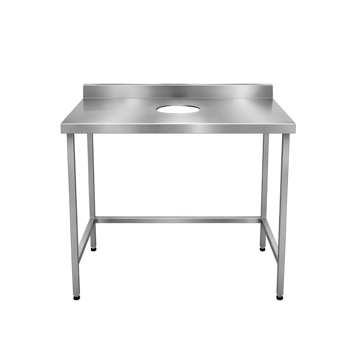 Mesón Desconche Acero Inoxidable 90x60x85 Cm