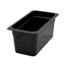 CONTENEDOR POLICARBONATO NEGRO 1/3x15 cm. B