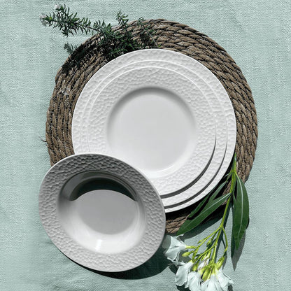 Plato Hondo Melamina Blanca 20 Cm Línea Kplus