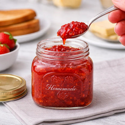 Set De 3 Frascos Con Tapa De Metal 300 Ml