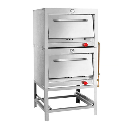 Horno 2 Cámaras Acero Inoxidable 65x65 GLP Volter