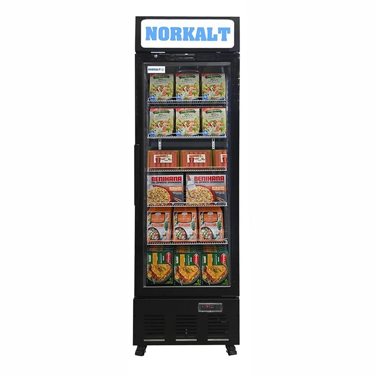 Congelador Puerta De Vidrio 400 Litros Norkalt