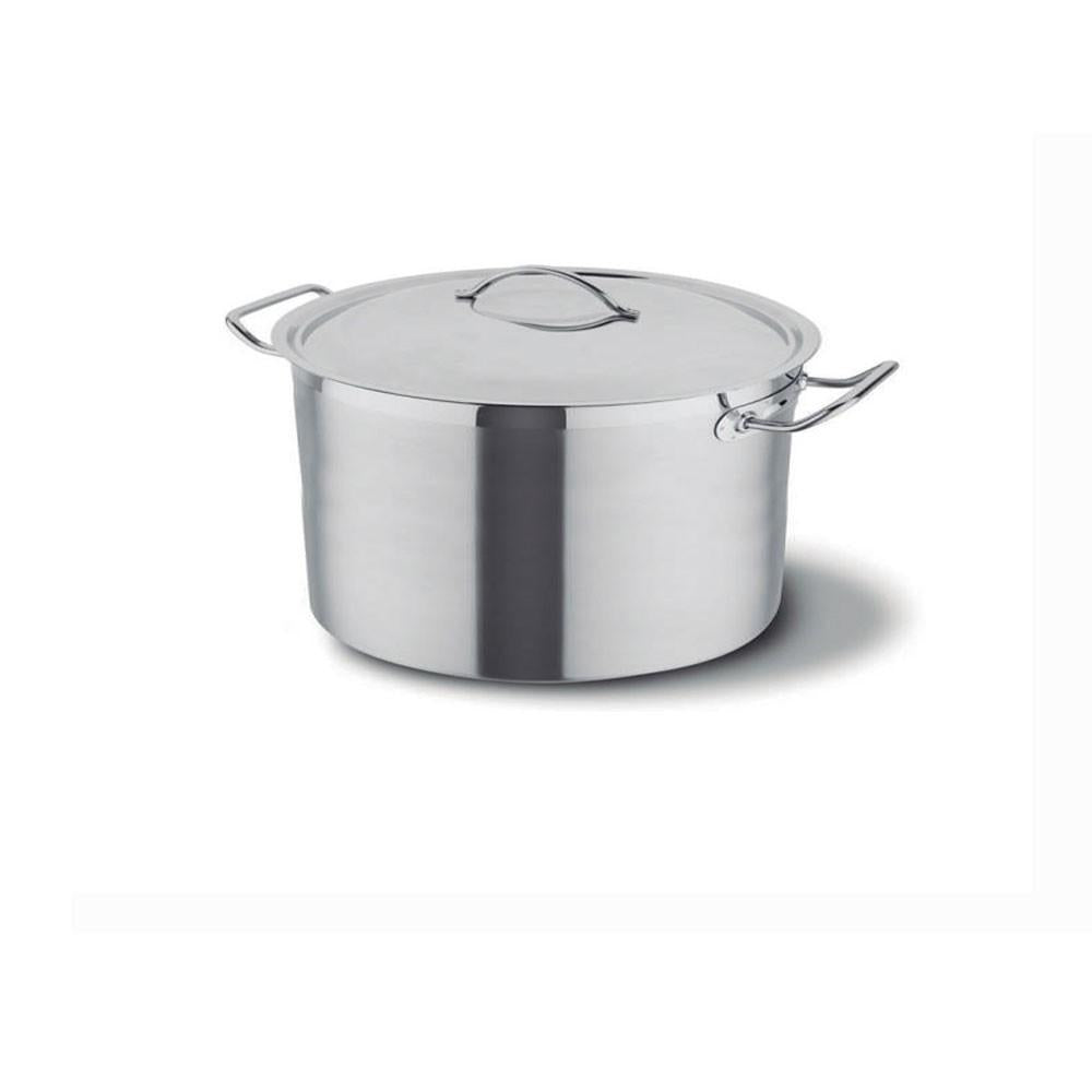 Olla Con Tapa Acero Inoxidable Fondo Difusor 9 Litros