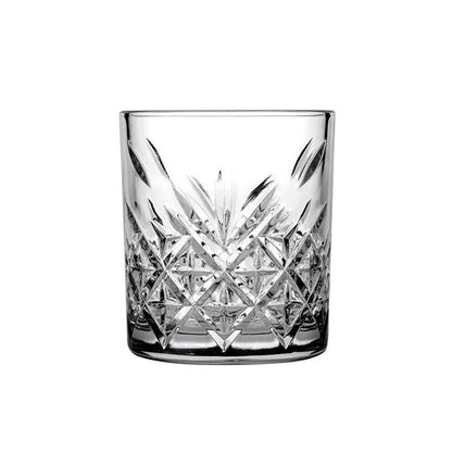 Set De 6 Vaso Vidrio Whisky Línea Timeless 345 Cc