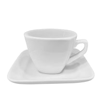 Taza Té Cuadrada 220Ml Con Platillo