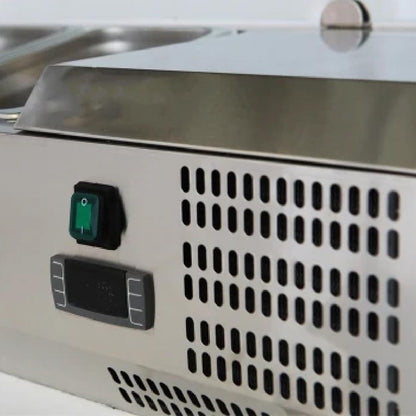 Vitrina Preparación Refrigerada Sobremesa 140 Cm Norkalt