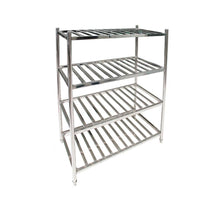 Estanteria Acero Inoxidable Tipo Rejilla De 90X60X155 Cm