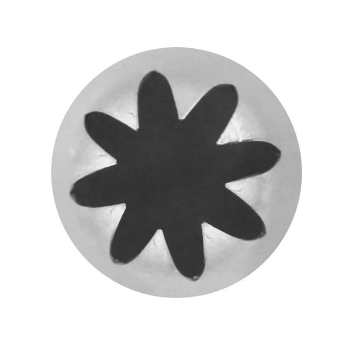 Boquilla Estrella 8P Inoxidable Ø14xø24x42 Mm