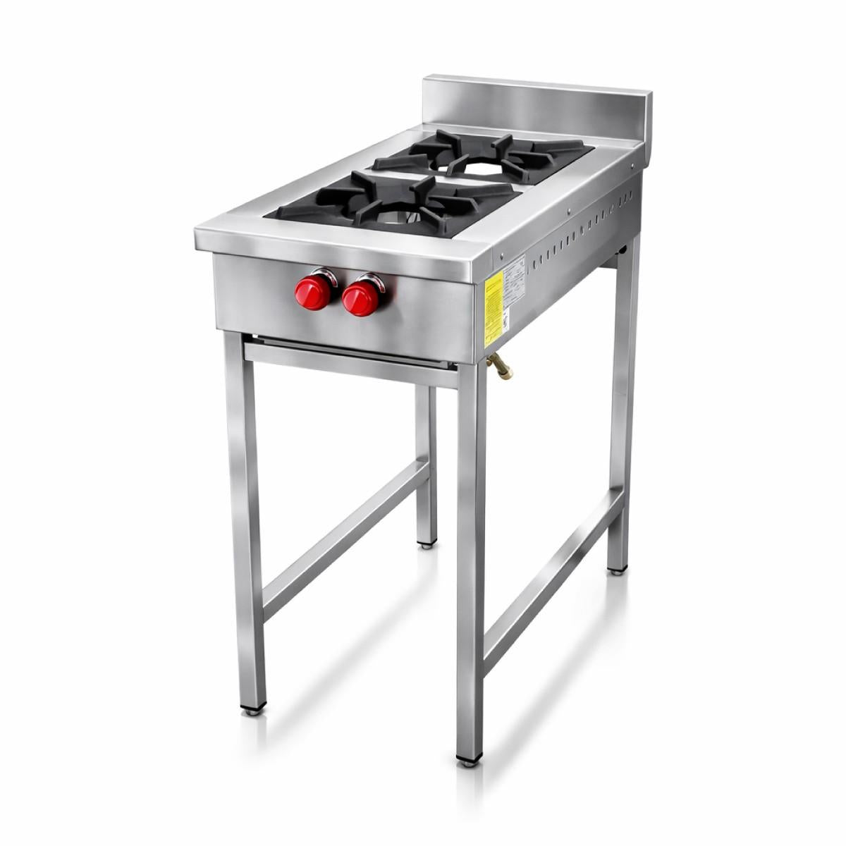 Anafe Industrial A Gas 2 Quemadores De 180 MM GLP