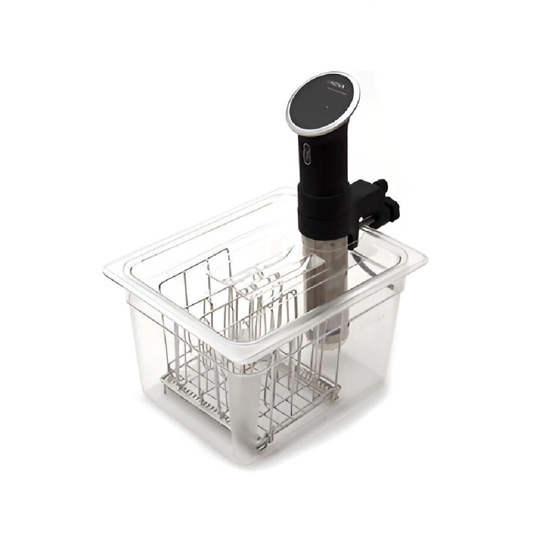 Contenedor Gastronómico GN Policarbonato 1/2 x 20 Cm Con Tapa Para Sousvide