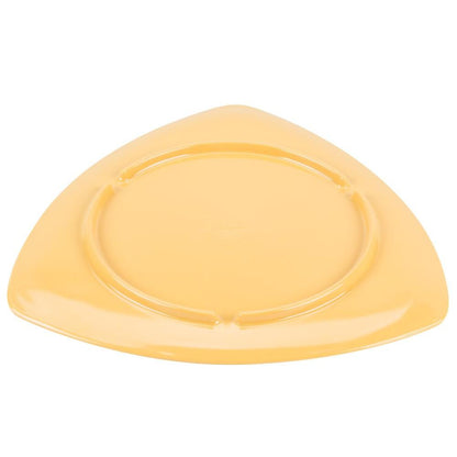 Plato Triangular Melamina Amarillo 30 Cm