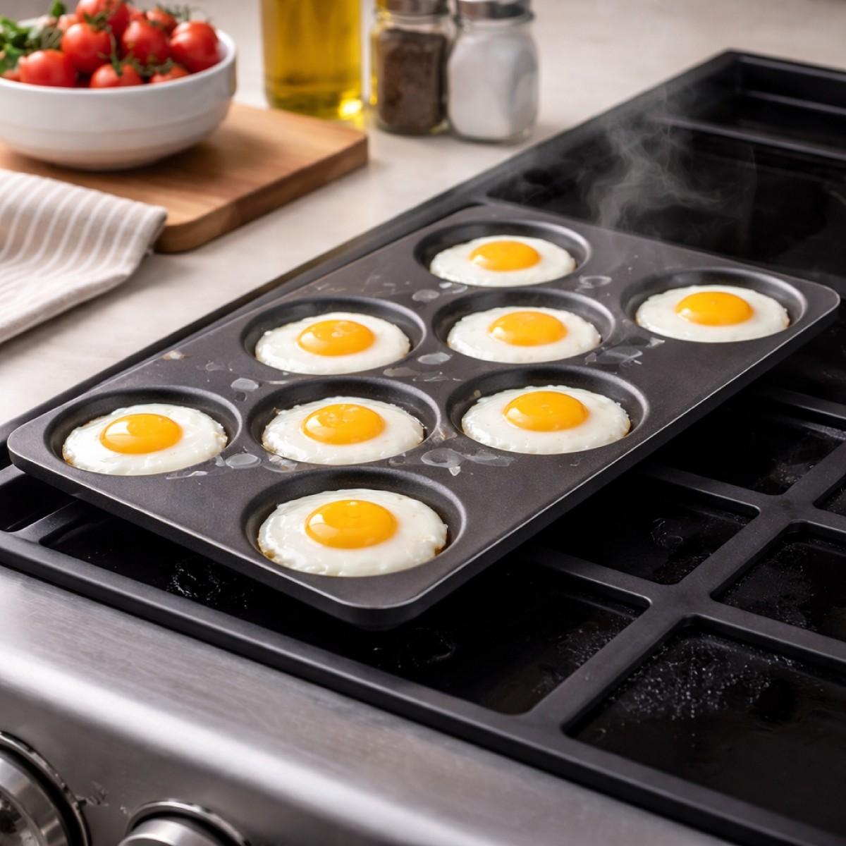 Bandeja Gn 1/1 8 Huevos Antiadherente