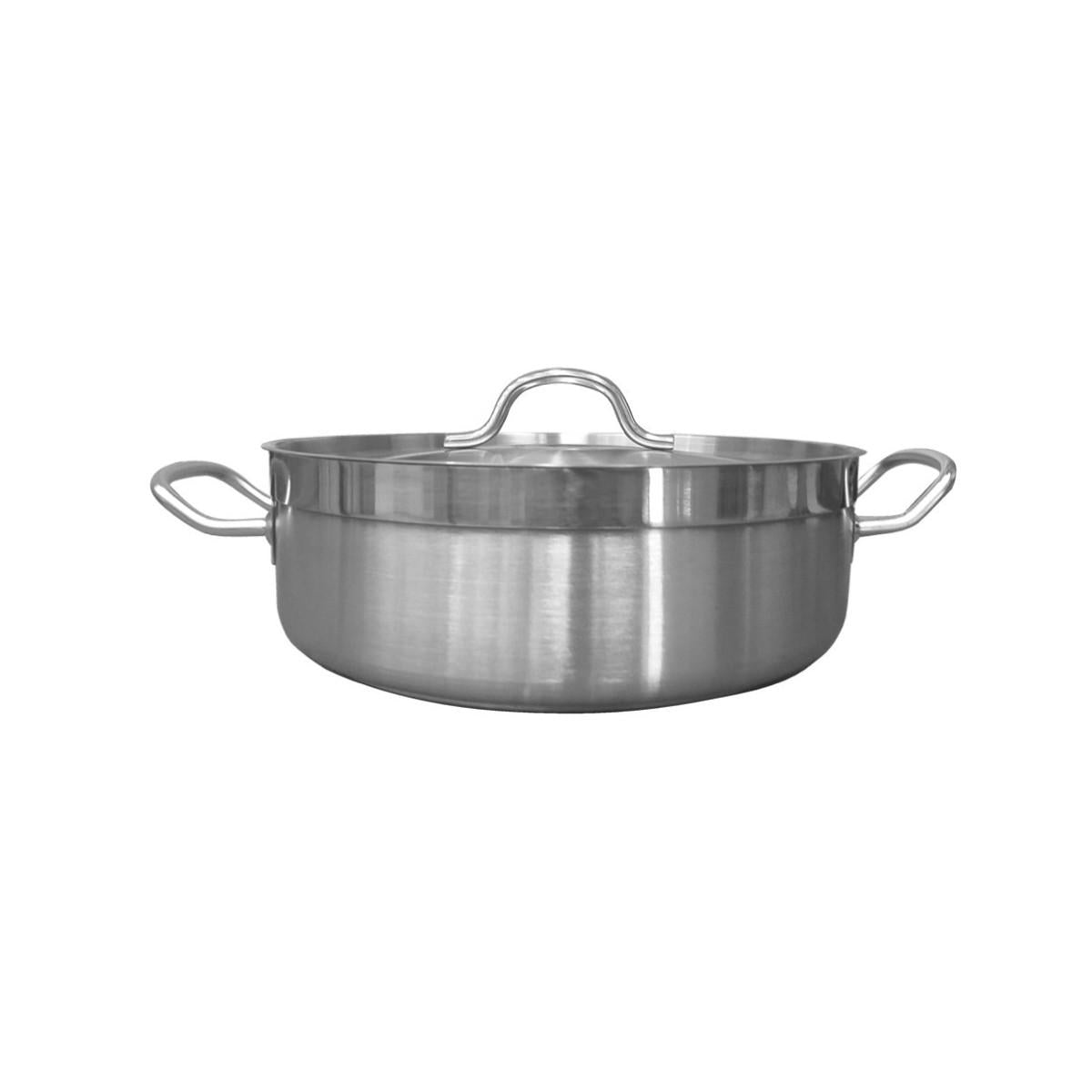 Olla Arrocera Acero inoxidable Con Tapa y Fondo Difusor 4 Litros