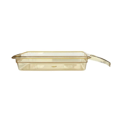 Recipiente Para Alimentos De Alta Temperatura 1/3 Con Asa Color Ambar