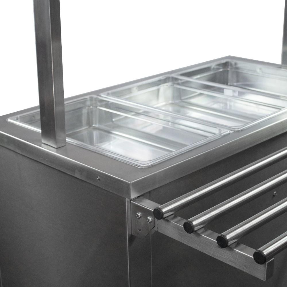 Modulo Salad Bar Refrigerado 3 Deposito