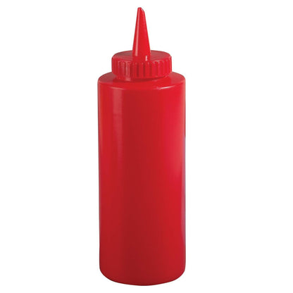 Botella 8 Oz. P/Dispensar Salsa Manual Roja