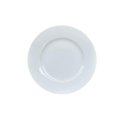 Set 6 Platos Porcelana Borde Ancho 15 Cms Línea Padua