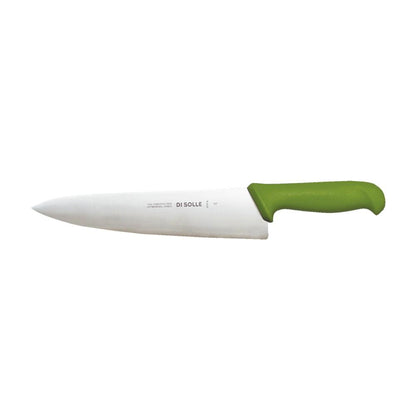 Cuchillo Medio Golpe 25 Cm Mango Verde Línea Durafio