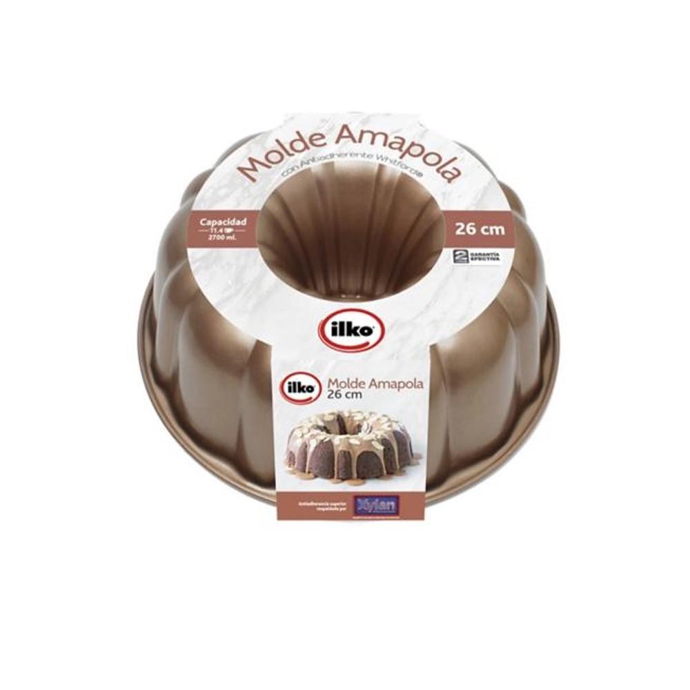 Molde Amapola 26 Cm Antiadherente Cobre
