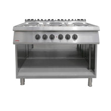 Anafe Eléctrico 6 Platos Con Base