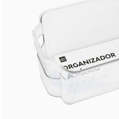 Organizador Acrílico Para Refrigerador 37x11x10 Cm