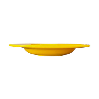 Plato Hondo De Policarbonato Amarillo 23Cm